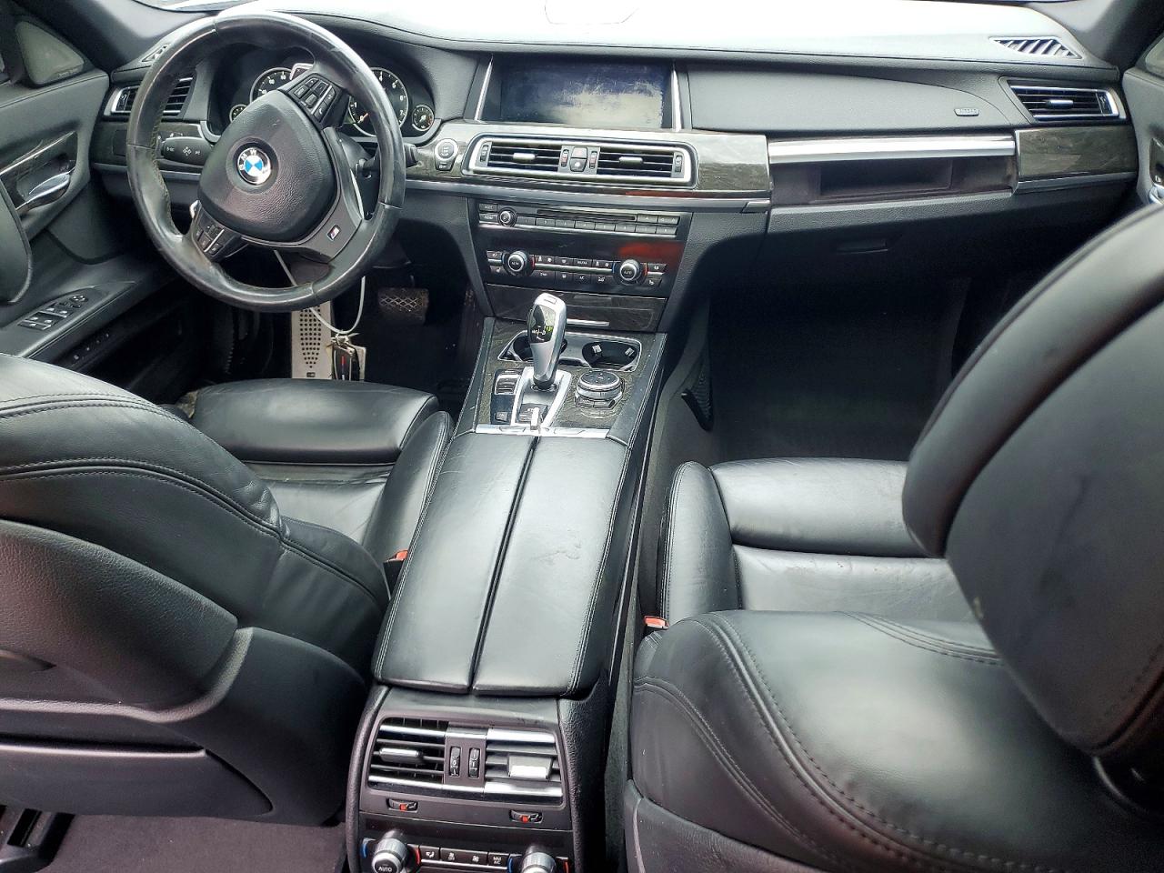 2014 Bmw 750 Li Белый vin: WBAYE8C59ED135551