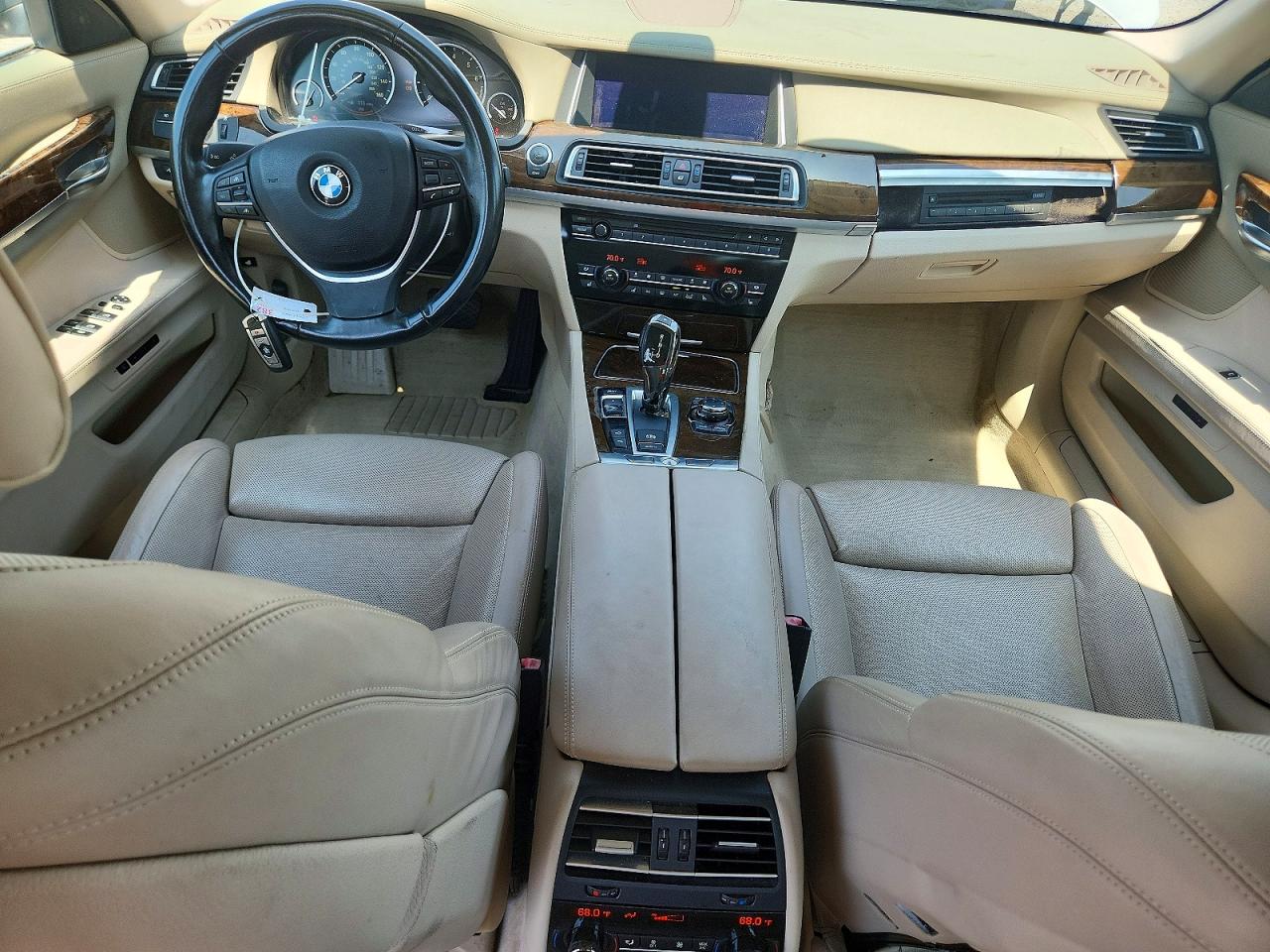 2013 Bmw 750 Li Gray vin: WBAYE8C5XDD131703