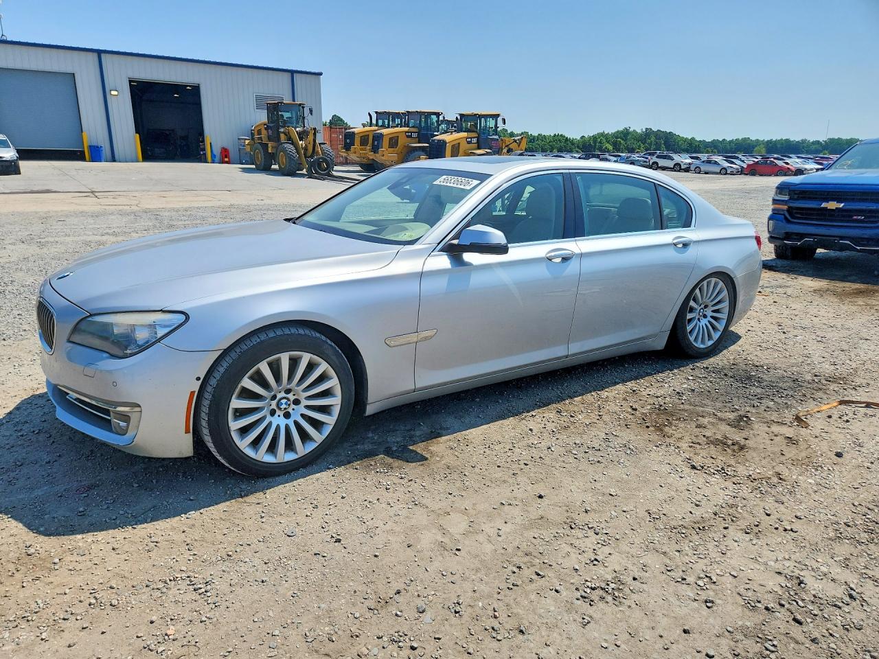2013 Bmw 750 Li Gray vin: WBAYE8C5XDD131703