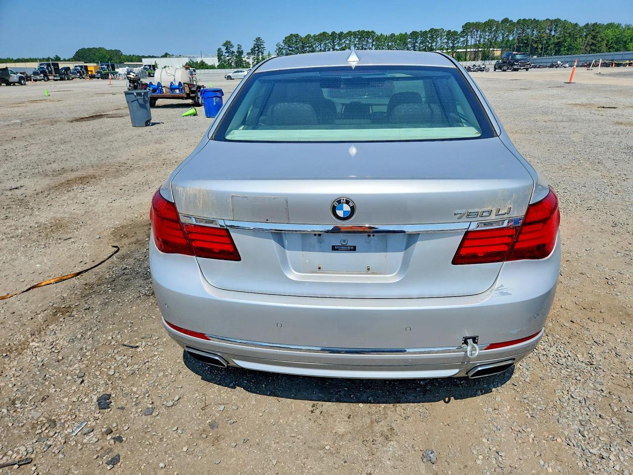 2013 Bmw 750 Li Gray vin: WBAYE8C5XDD131703