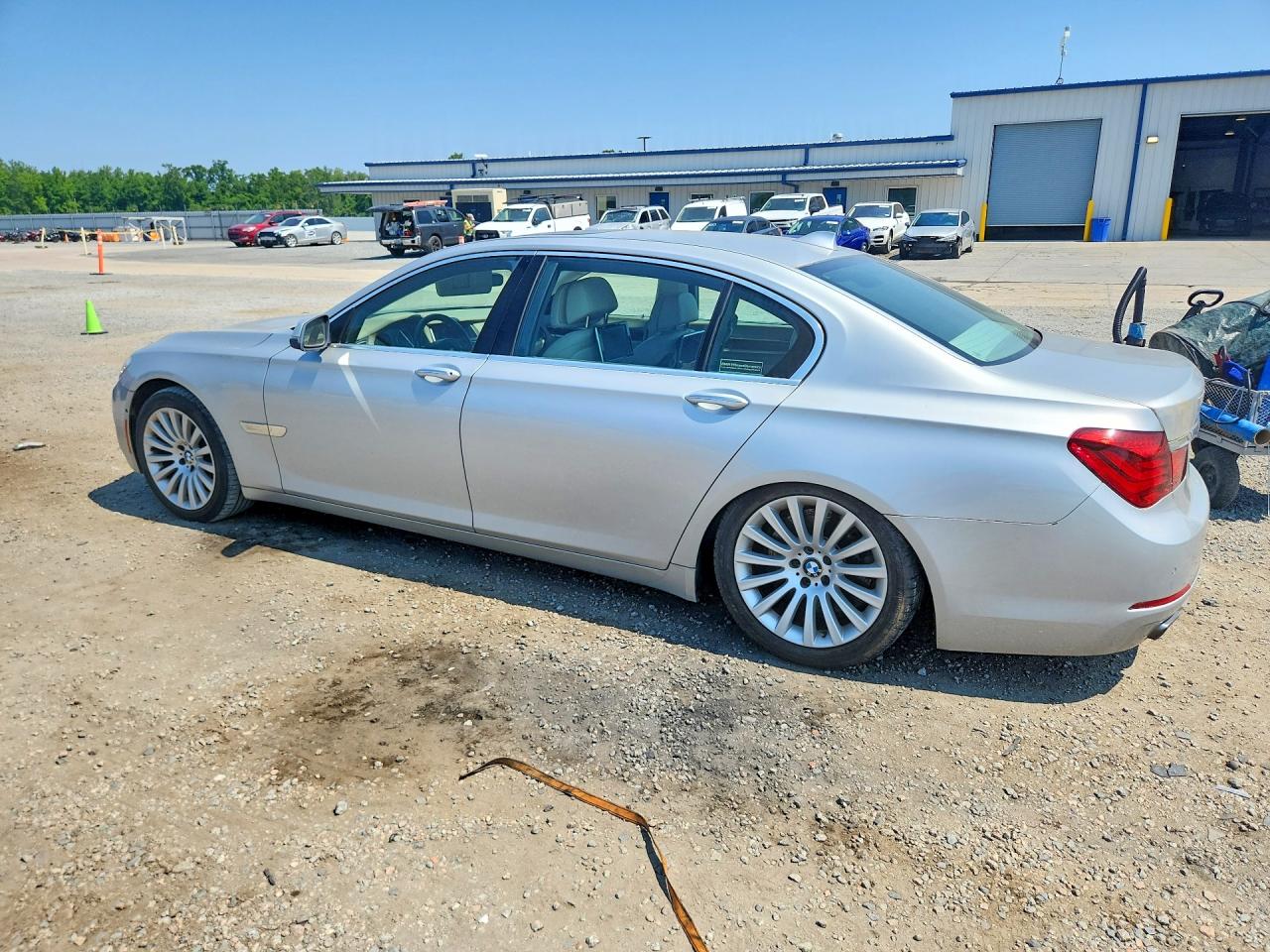 2013 Bmw 750 Li Gray vin: WBAYE8C5XDD131703