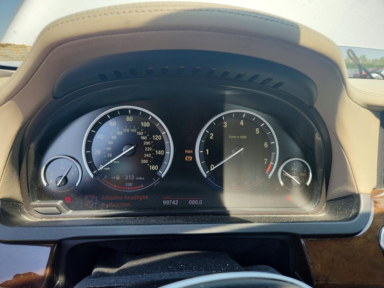 2013 Bmw 750 Li Gray vin: WBAYE8C5XDD131703