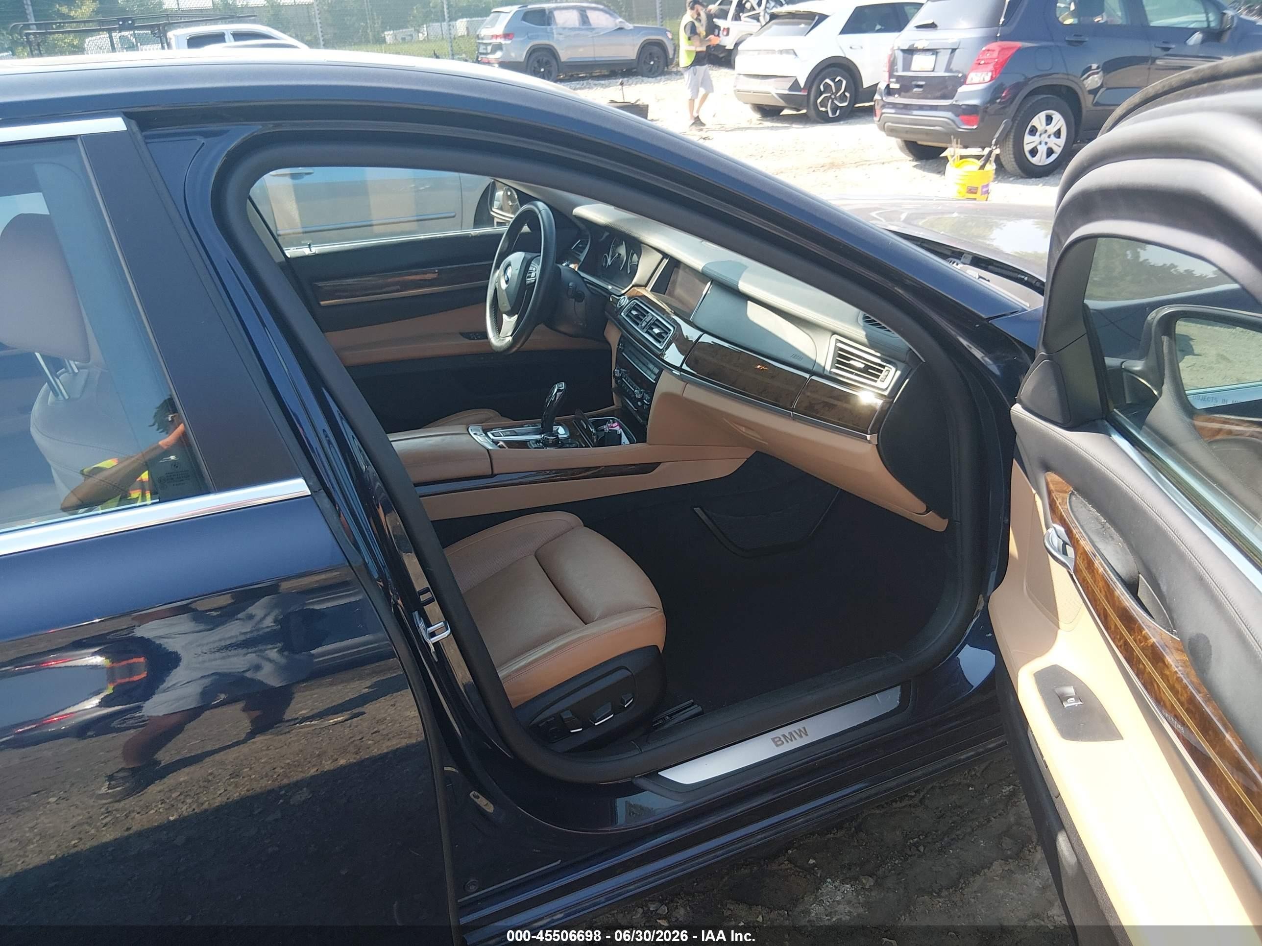2013 Bmw 750li   Dark Blue vin: WBAYE8C5XDD131748