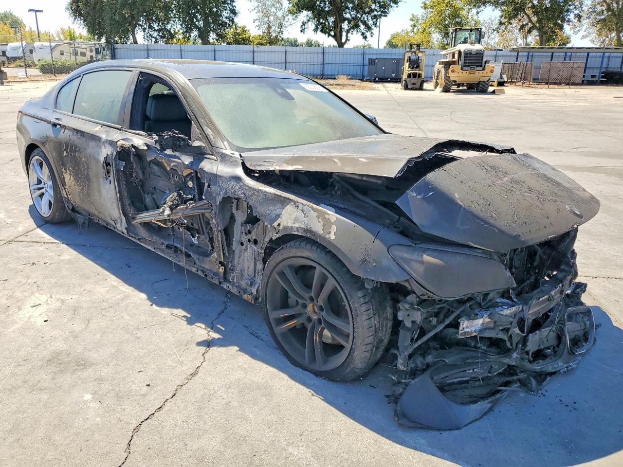2013 Bmw 750 Li Burn vin: WBAYE8C5XDD132205