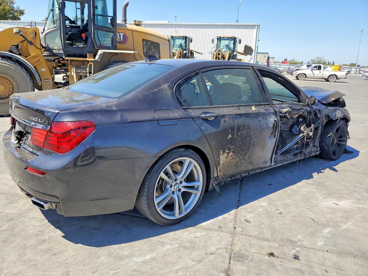 2013 Bmw 750 Li Burn vin: WBAYE8C5XDD132205