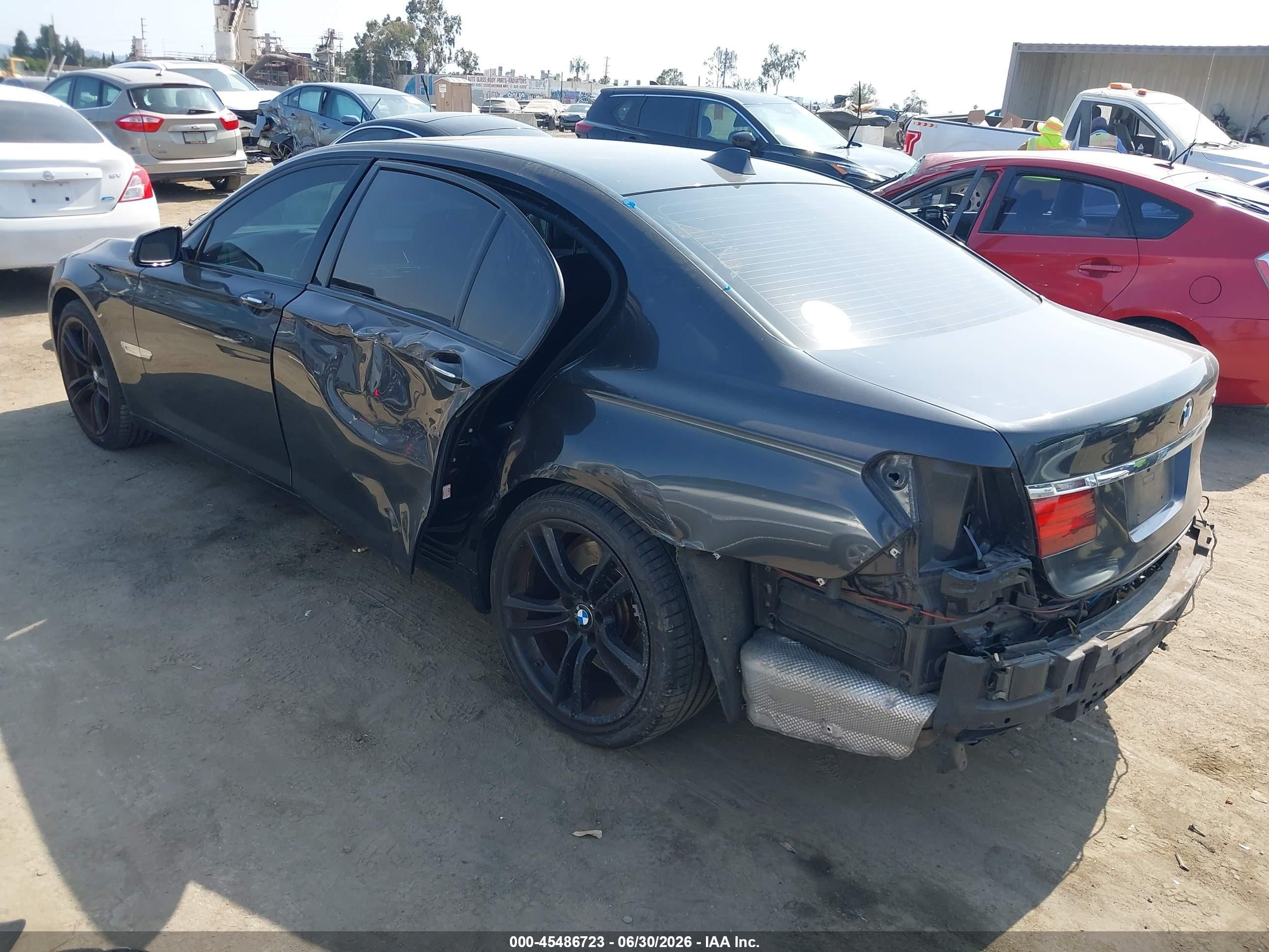 2013 Bmw 750li   Black vin: WBAYE8C5XDD133127