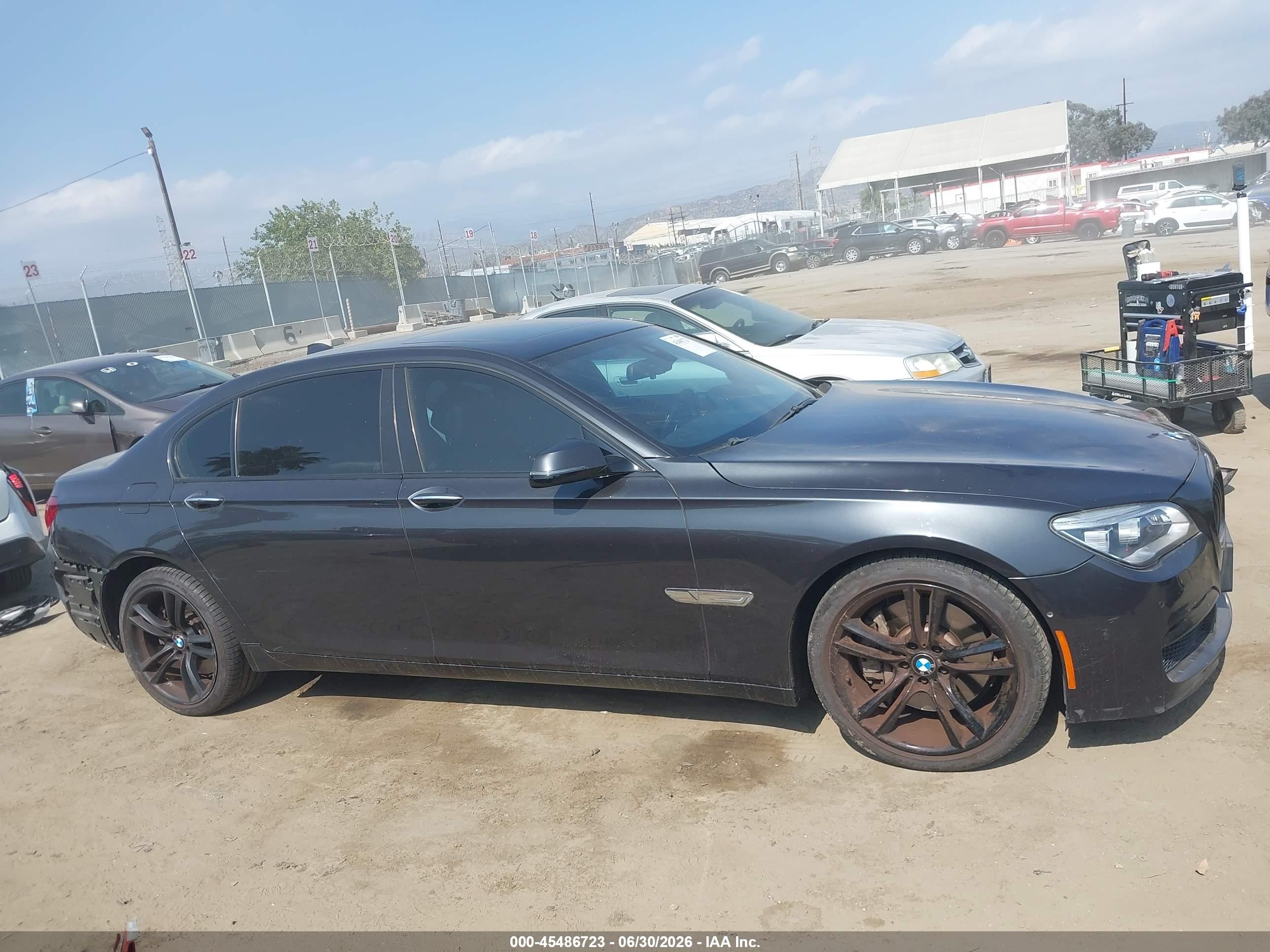 2013 Bmw 750li   Black vin: WBAYE8C5XDD133127