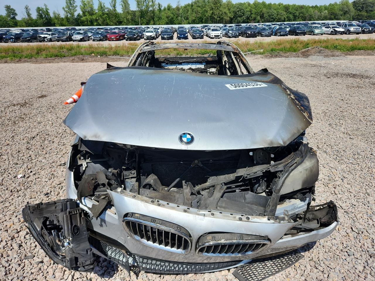 2013 Bmw 750 Li Silver vin: WBAYE8C5XDD133208