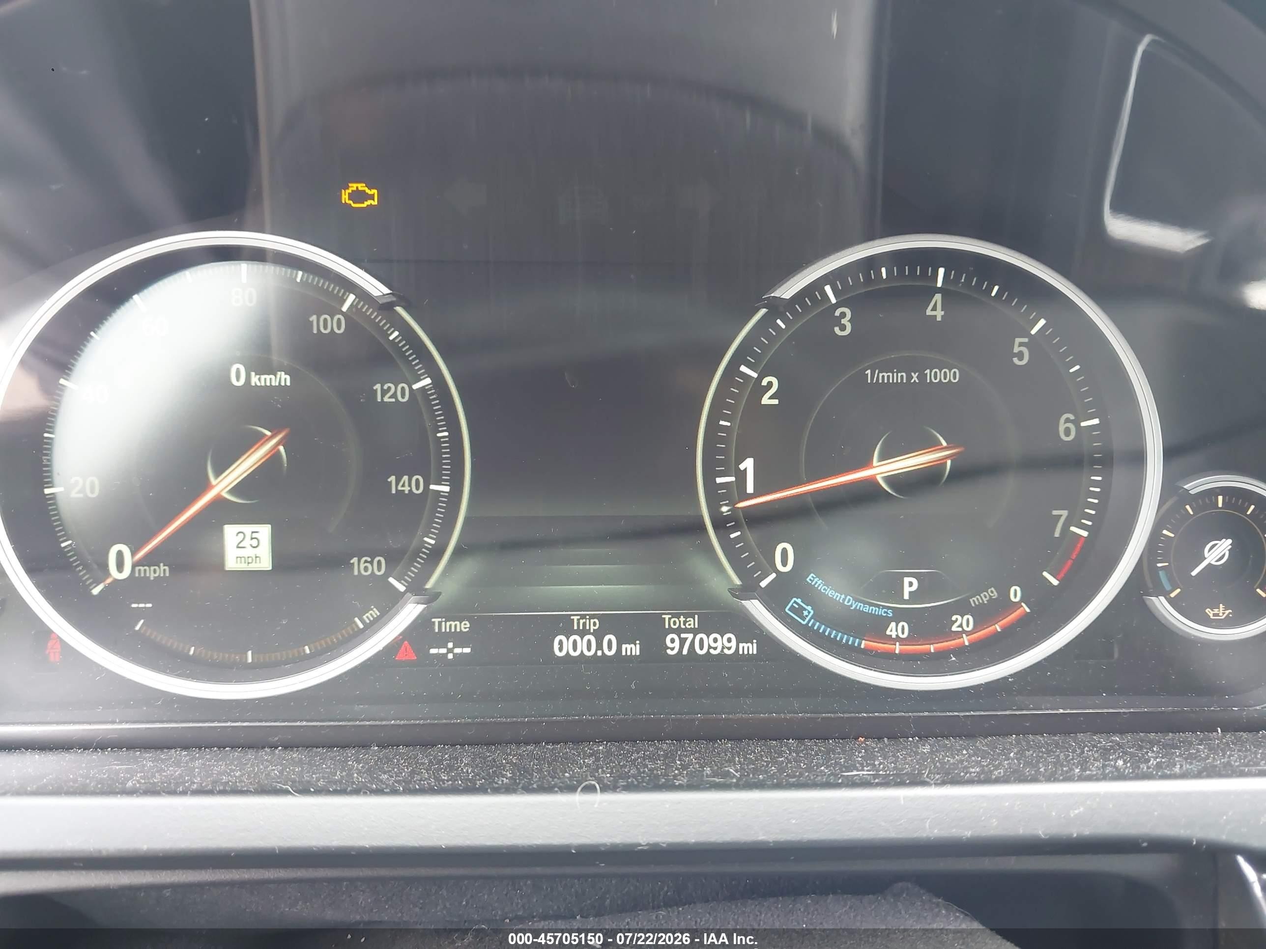 2014 Bmw Alpina B7   Белый vin: WBAYE8C5XED136417