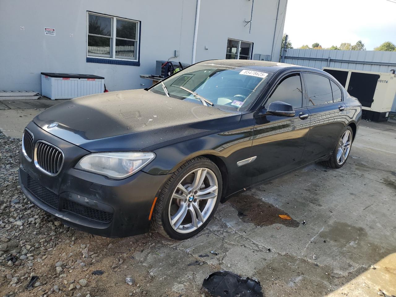 2015 Bmw 750 Li Black vin: WBAYE8C5XFD780923