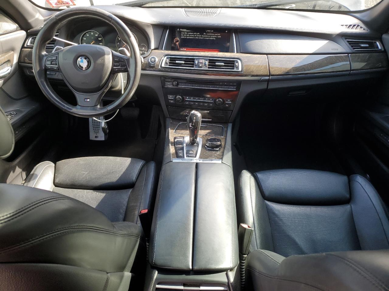 2015 Bmw 750 Li Black vin: WBAYE8C5XFD780923
