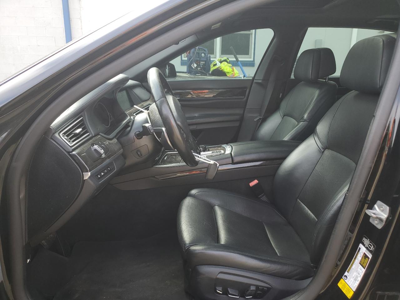 2015 Bmw 750 Li Black vin: WBAYE8C5XFD780923