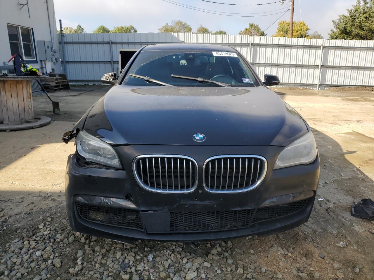 2015 Bmw 750 Li Black vin: WBAYE8C5XFD780923