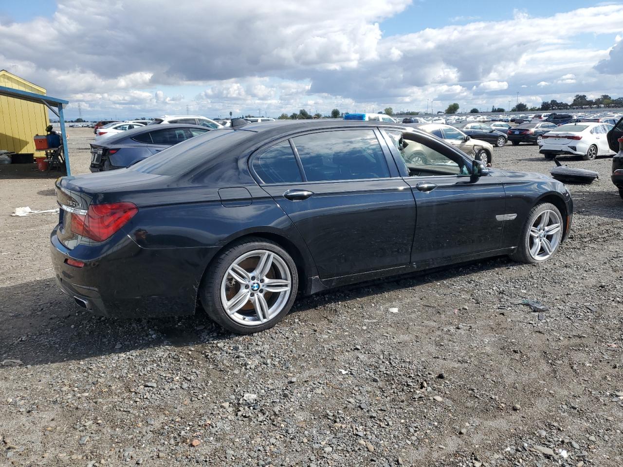 2015 Bmw 750 Li Black vin: WBAYE8C5XFD782333
