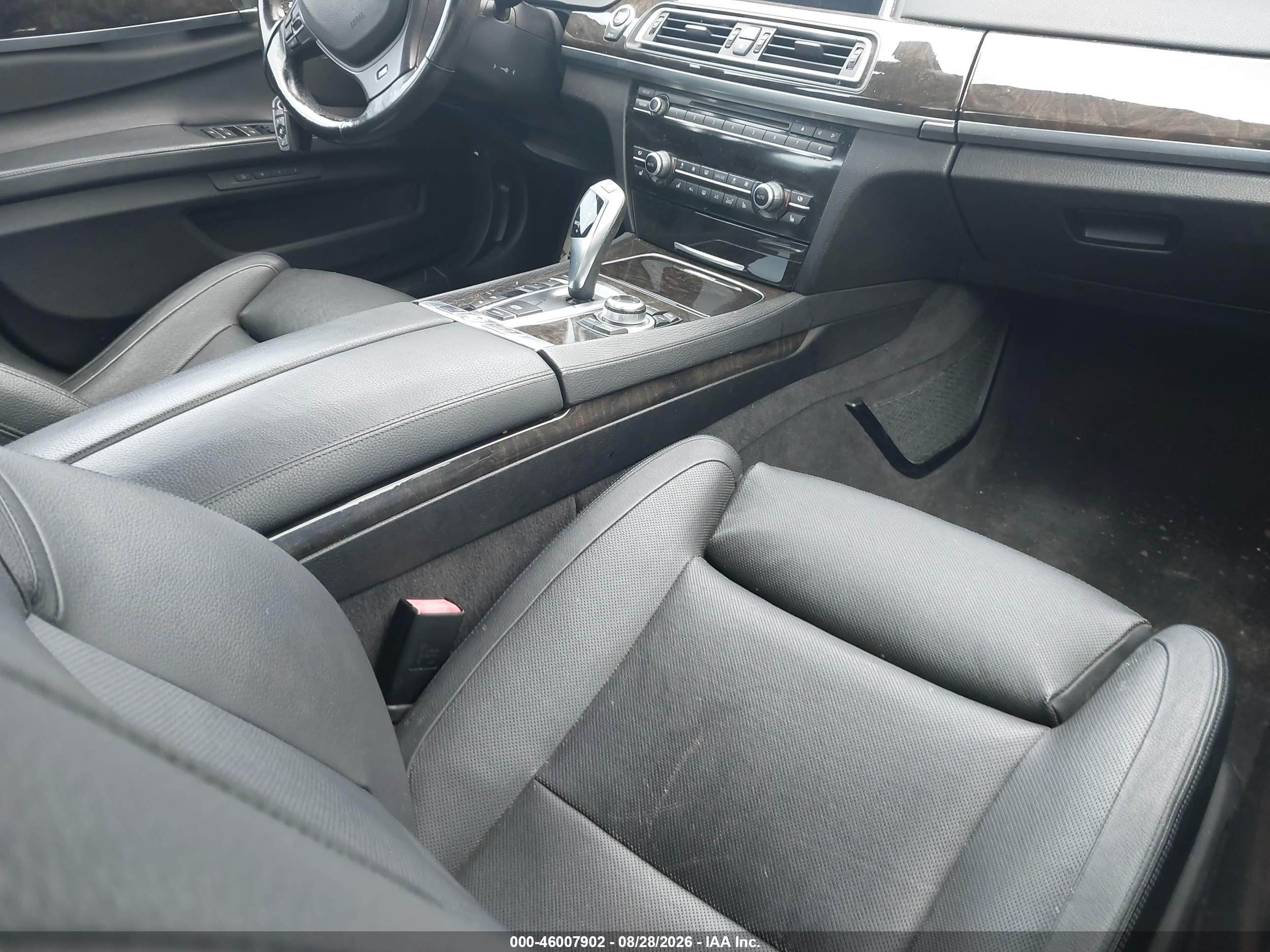 2013 Bmw 740 Lxi Silver vin: WBAYF4C50DD127326