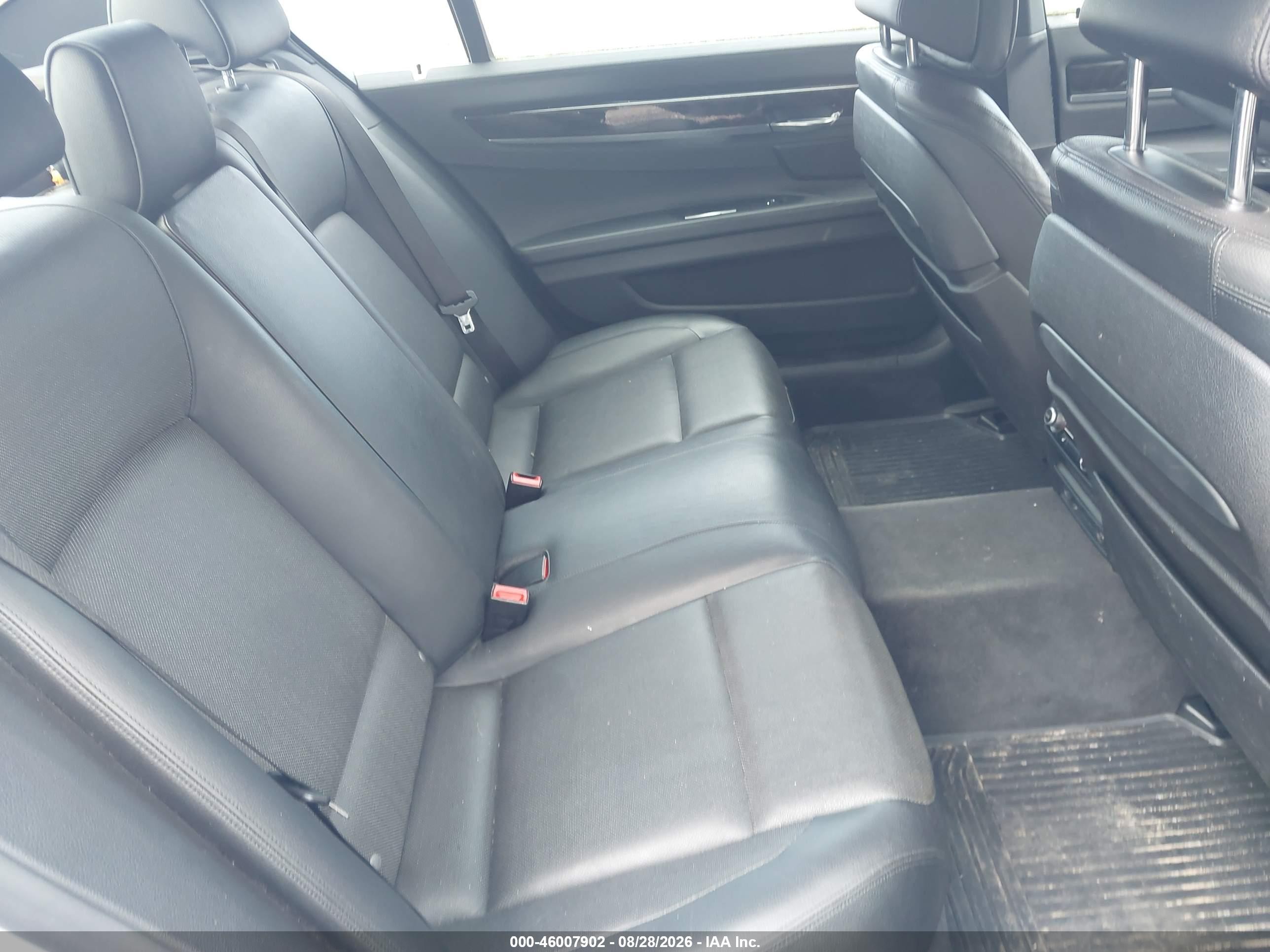 2013 Bmw 740 Lxi Silver vin: WBAYF4C50DD127326