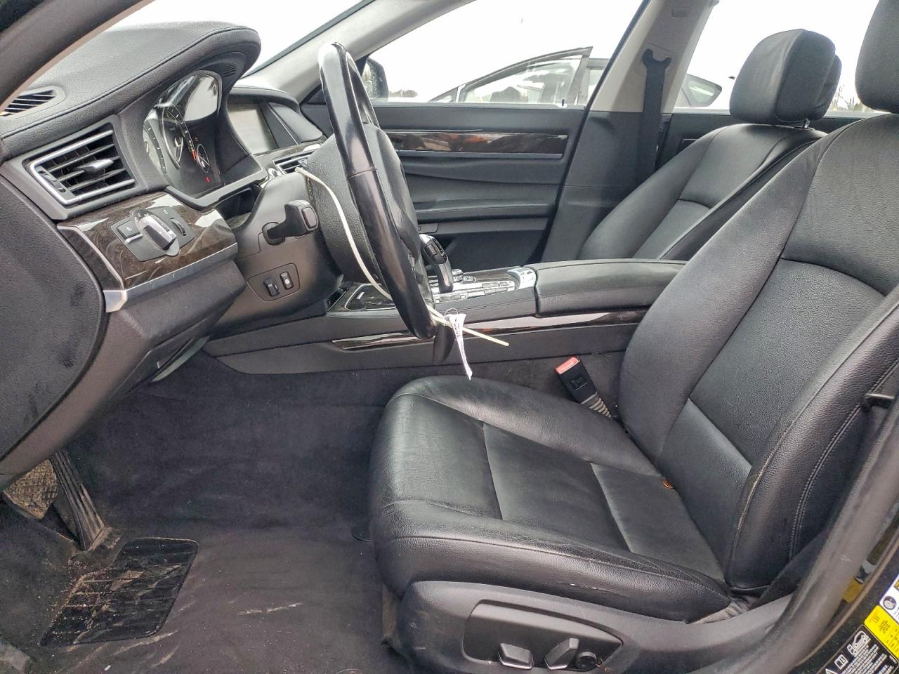2013 Bmw 740 Lxi Black vin: WBAYF4C51DDE23653