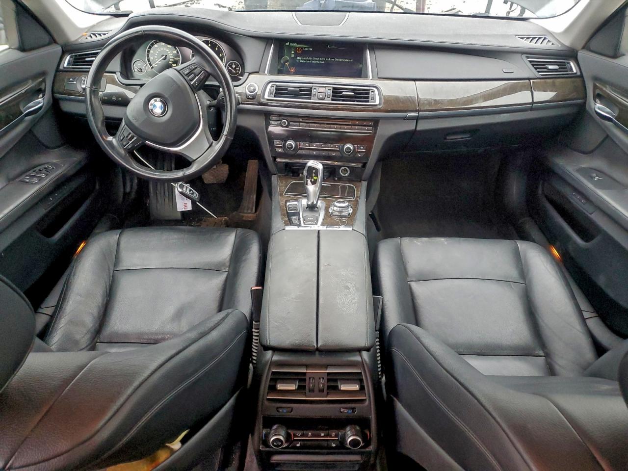 2013 Bmw 740 Lxi Black vin: WBAYF4C51DDE23653