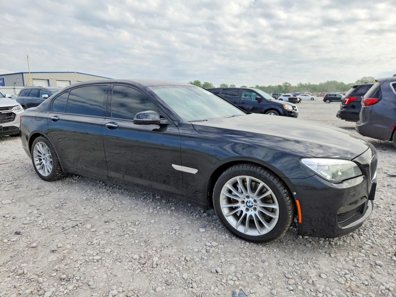 2013 Bmw 740 Lxi Black vin: WBAYF4C51DDE23894