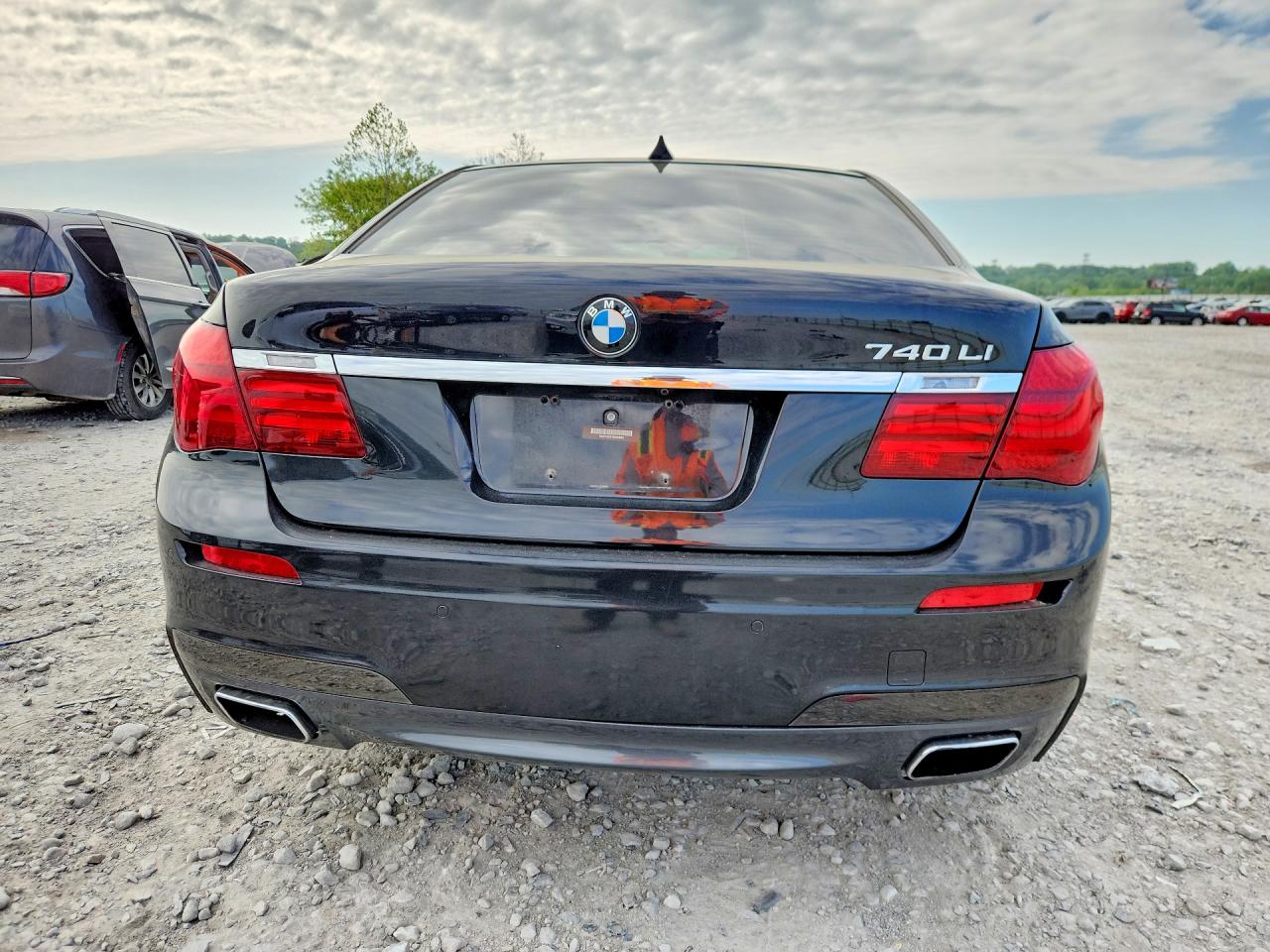 2013 Bmw 740 Lxi Black vin: WBAYF4C51DDE23894