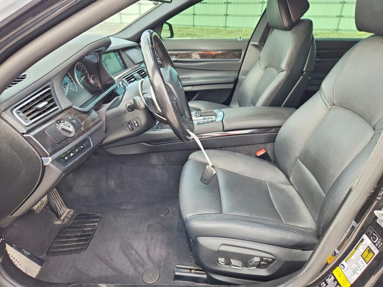 2013 Bmw 740 Lxi Black vin: WBAYF4C51DDE23894