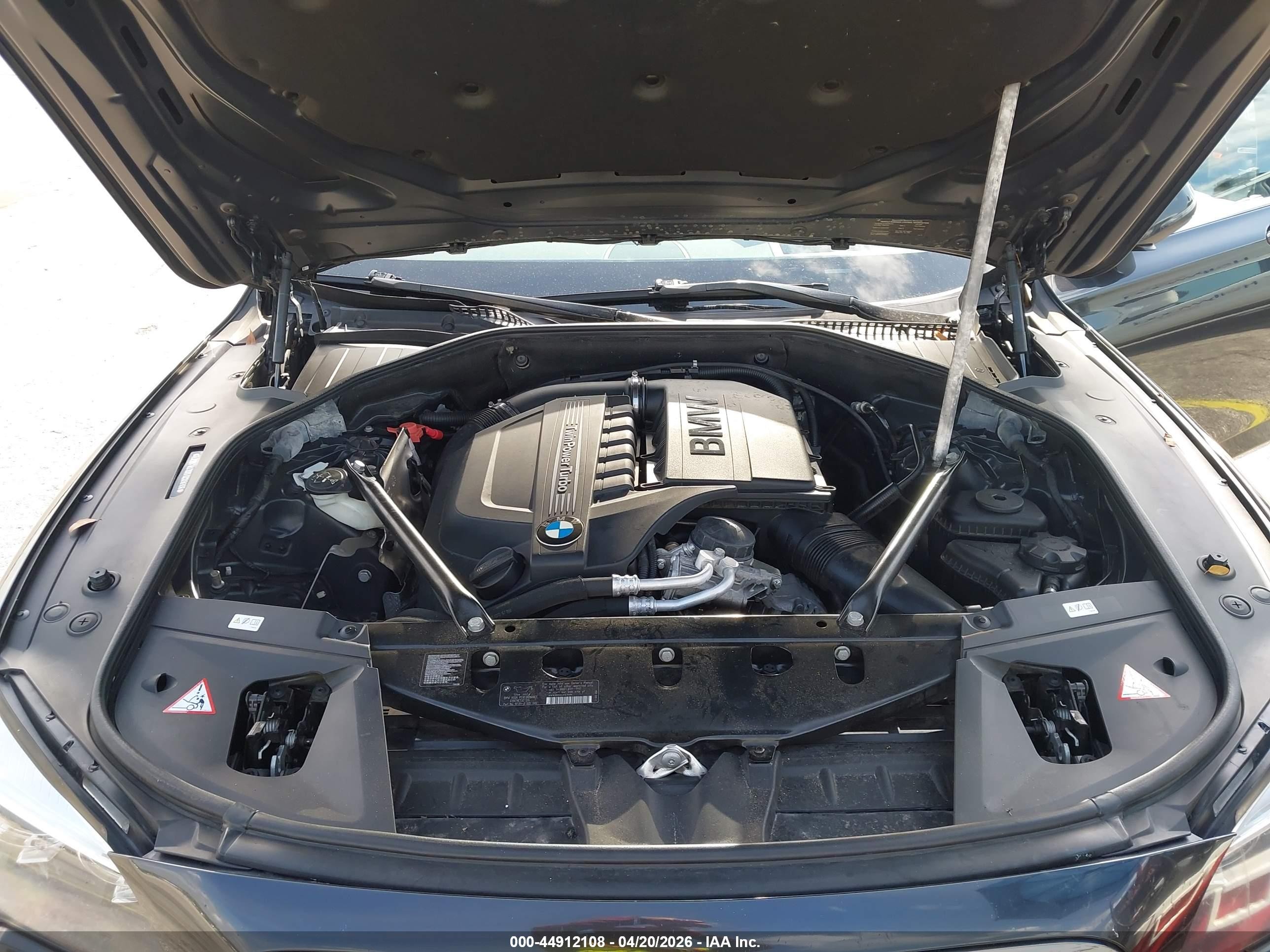 2013 Bmw 740li Xdrive Gray vin: WBAYF4C52DDE23905