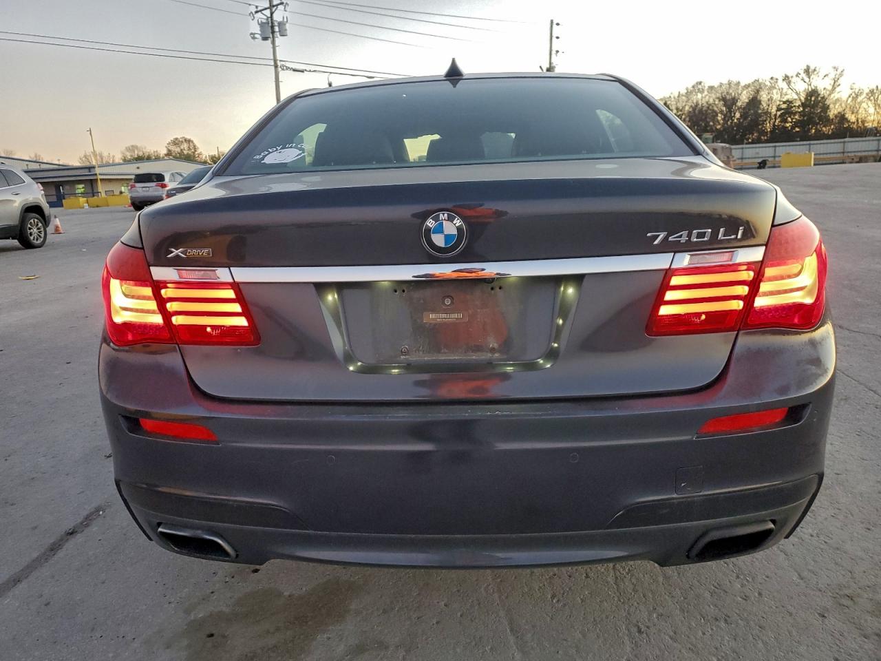 2015 Bmw 740 Lxi Gray vin: WBAYF4C52FD282298