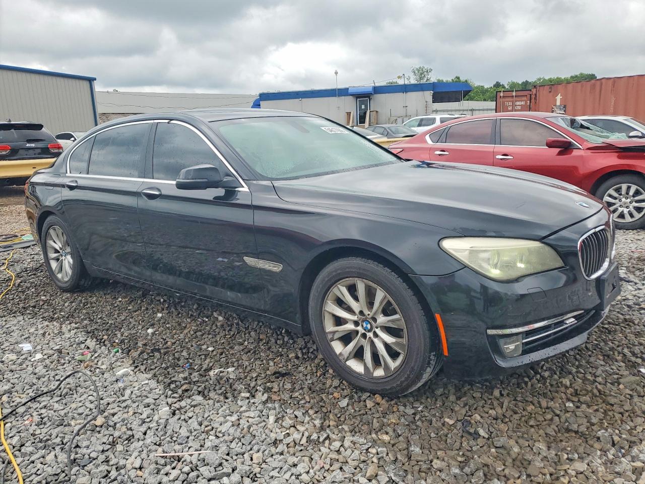 2013 Bmw 740 Lxi Black vin: WBAYF4C53DD127580