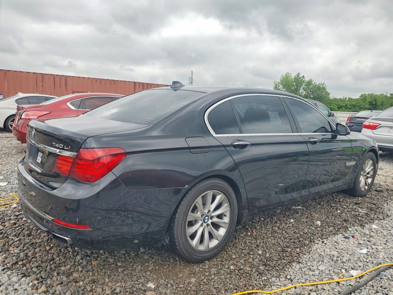 2013 Bmw 740 Lxi Black vin: WBAYF4C53DD127580