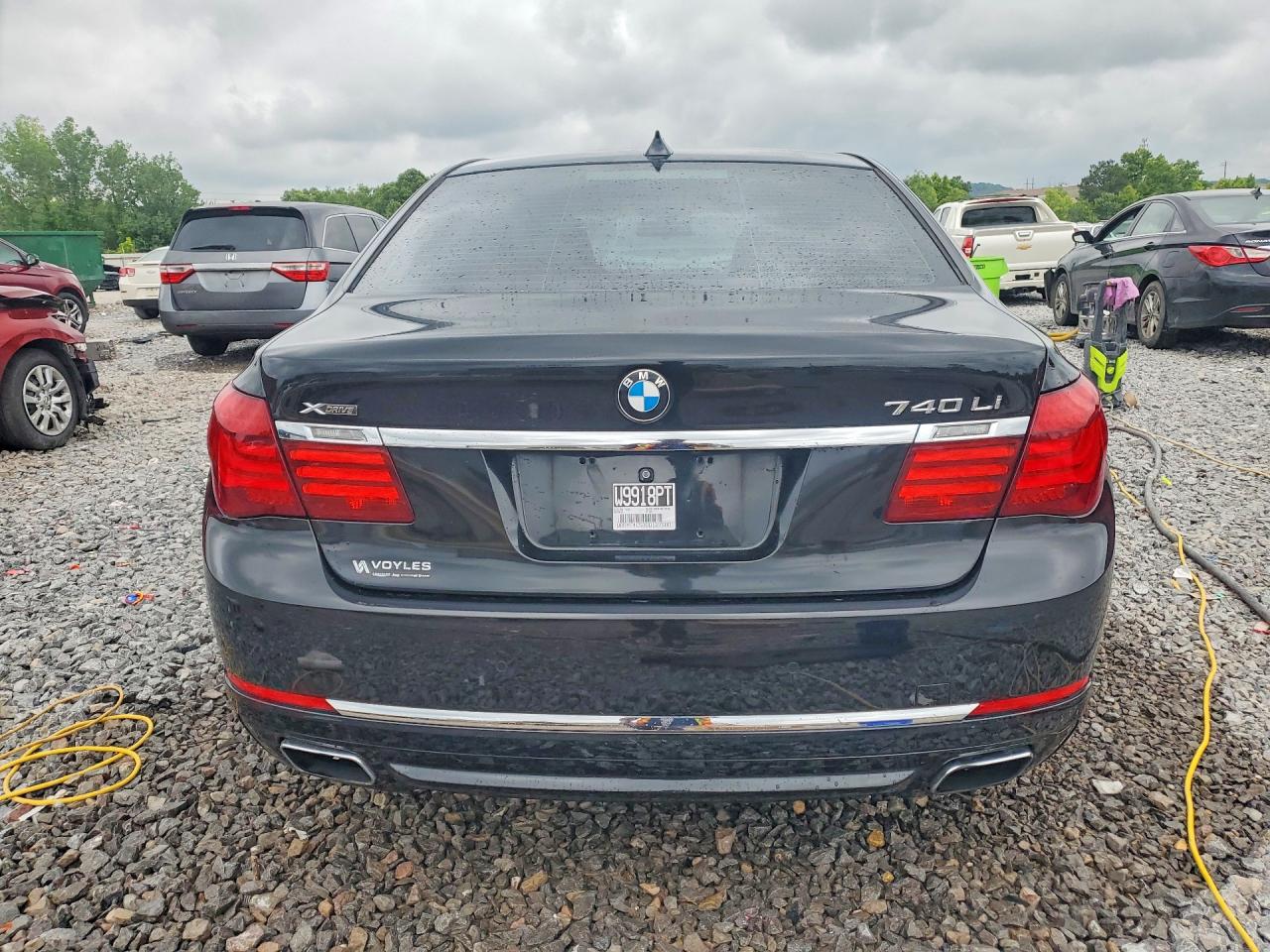 2013 Bmw 740 Lxi Black vin: WBAYF4C53DD127580