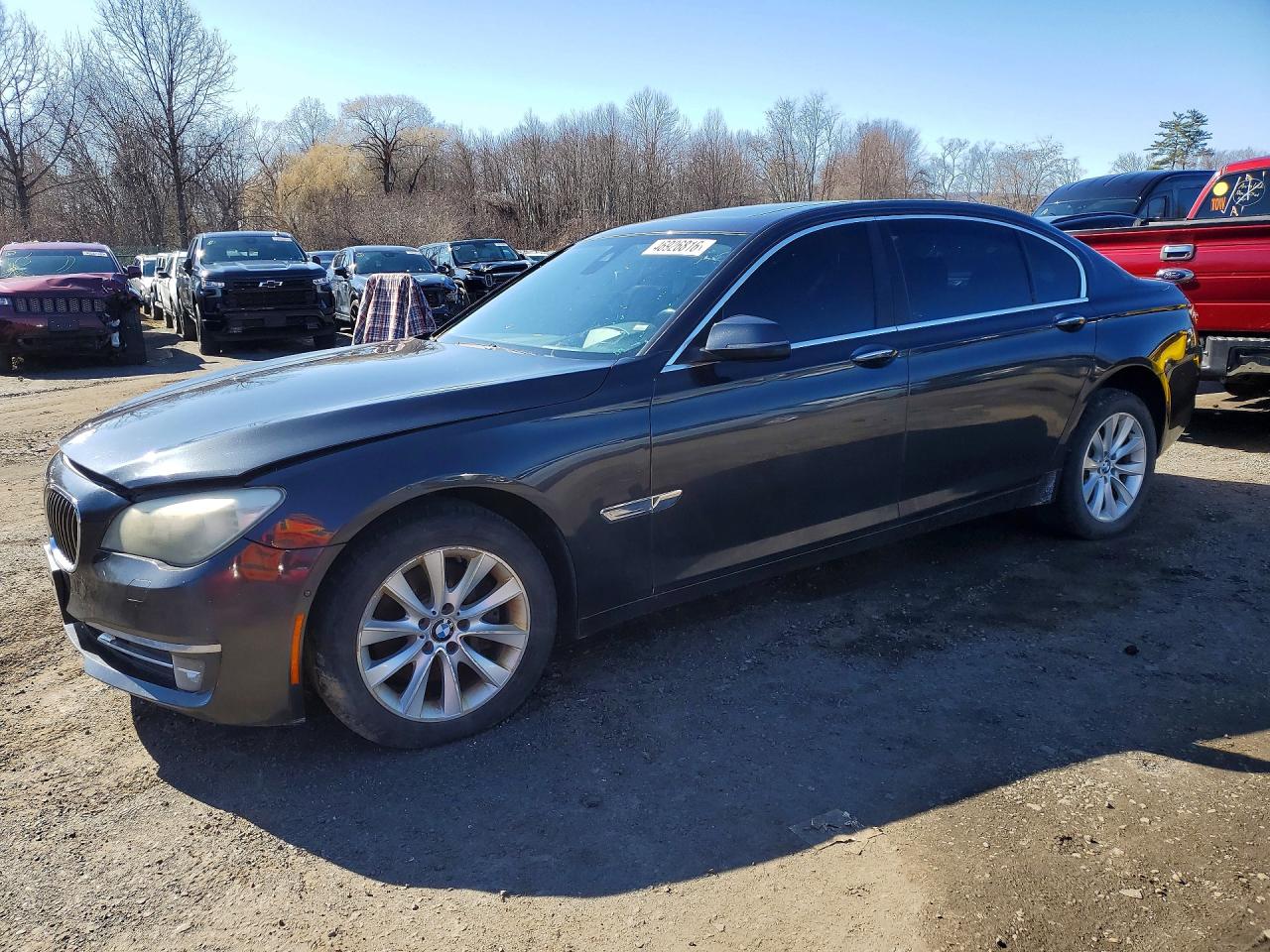 2014 Bmw 740 Lxi Charcoal vin: WBAYF4C53ED281692