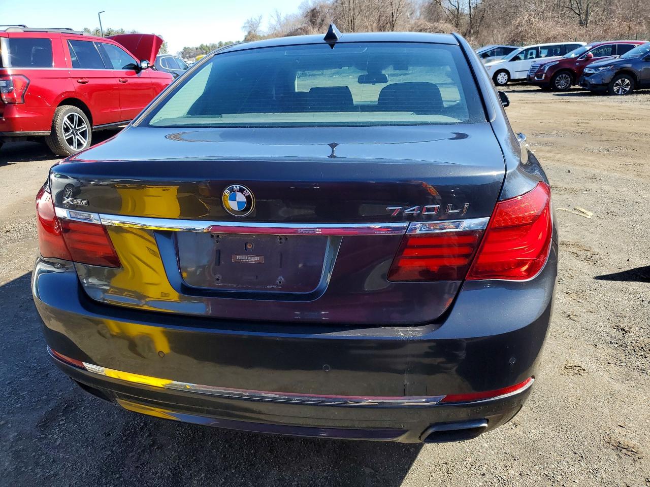 2014 Bmw 740 Lxi Charcoal vin: WBAYF4C53ED281692