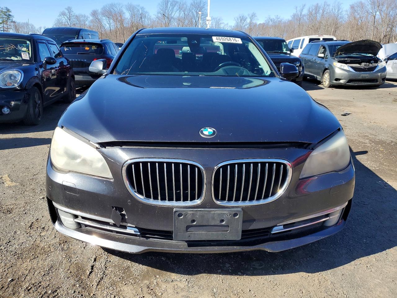 2014 Bmw 740 Lxi Charcoal vin: WBAYF4C53ED281692