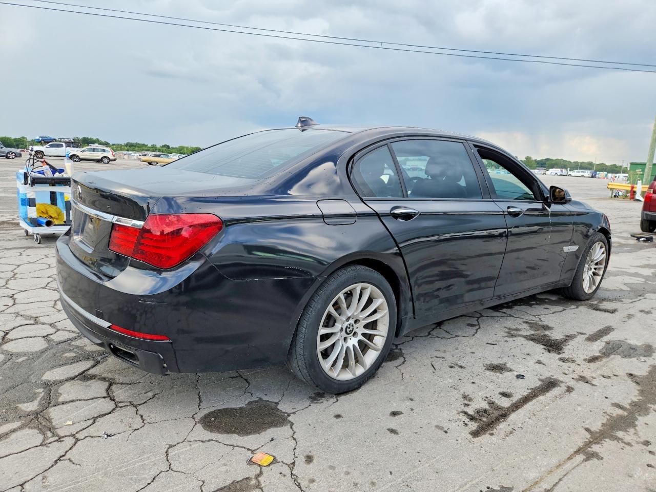 2013 Bmw Series 7 Black vin: WBAYF4C55DD127760