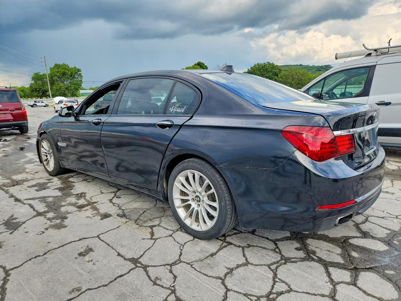 2013 Bmw Series 7 Black vin: WBAYF4C55DD127760