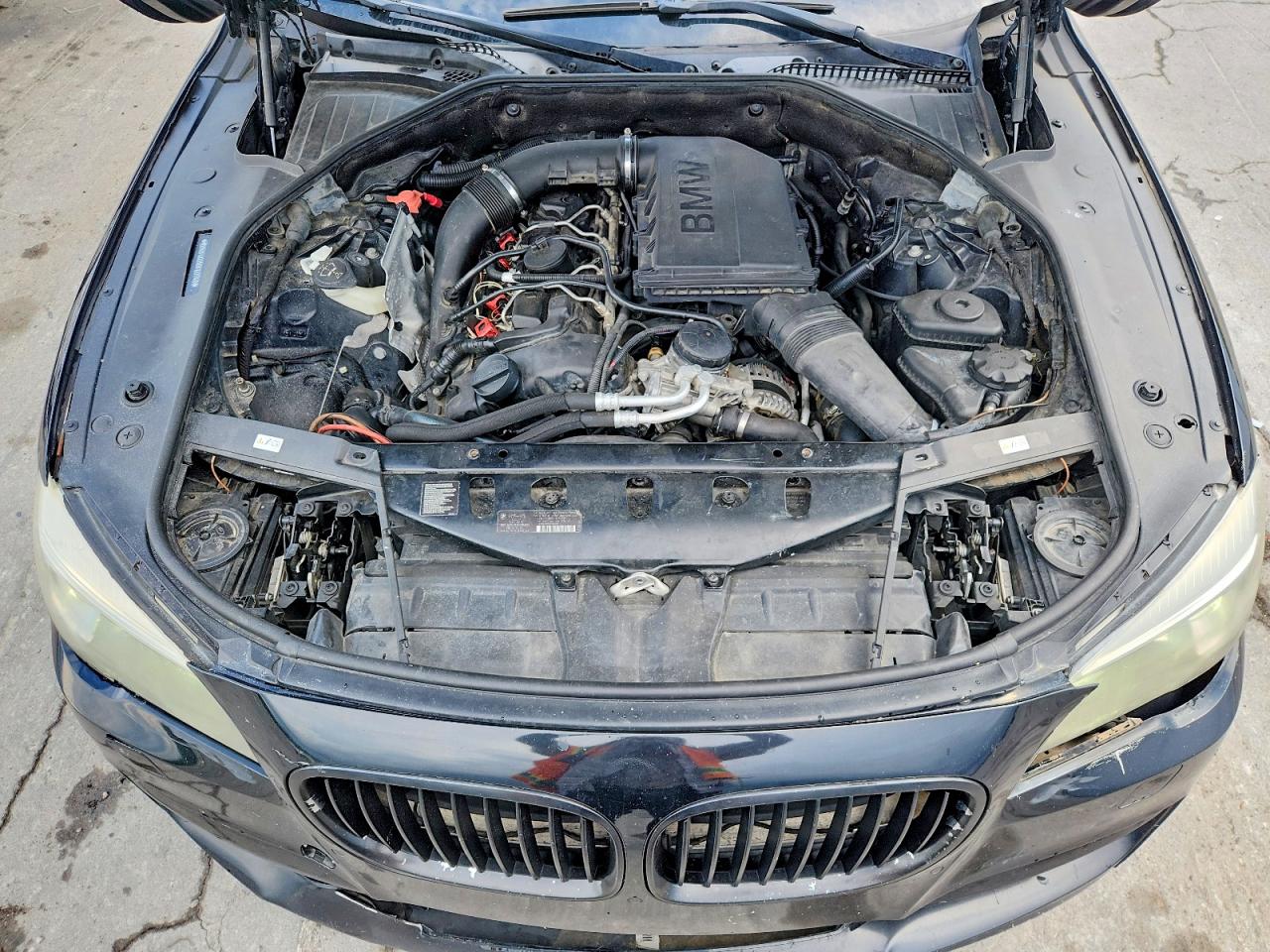 2013 Bmw Series 7 Black vin: WBAYF4C55DD127760
