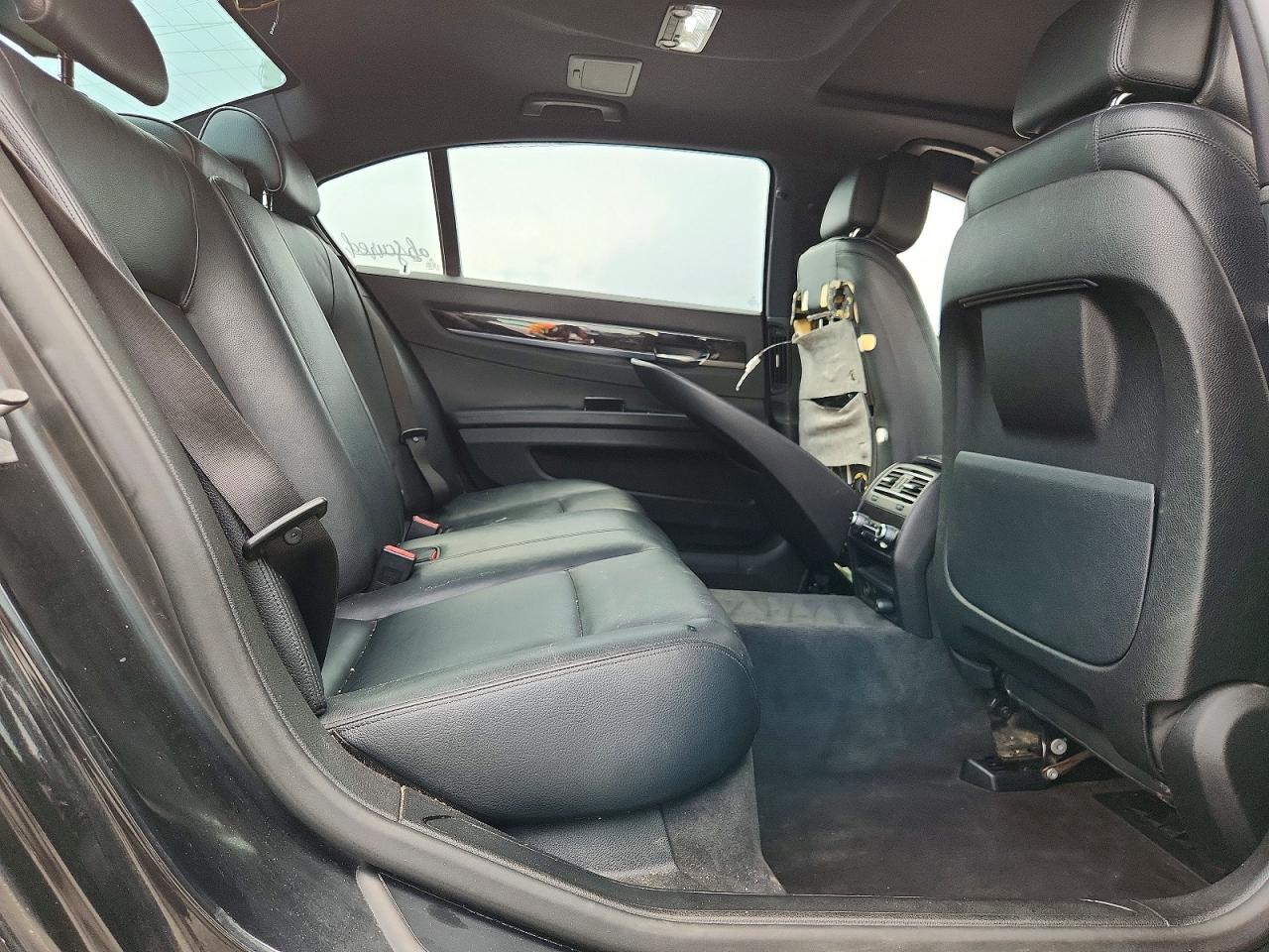 2013 Bmw Series 7 Black vin: WBAYF4C55DD127760