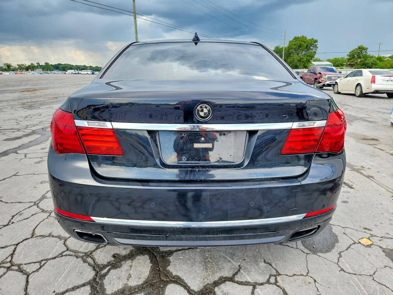 2013 Bmw Series 7 Black vin: WBAYF4C55DD127760