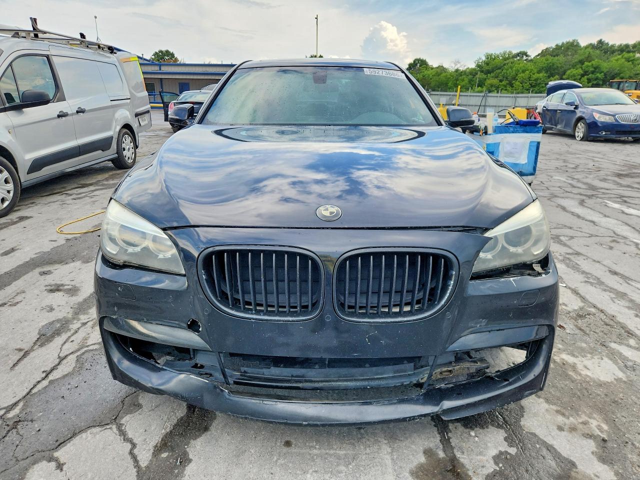 2013 Bmw Series 7 Black vin: WBAYF4C55DD127760