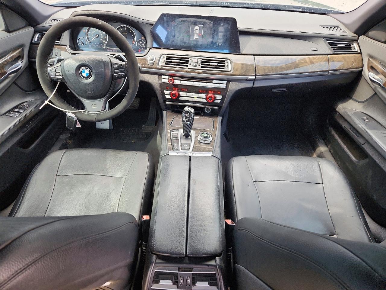 2013 Bmw Series 7 Black vin: WBAYF4C55DD127760