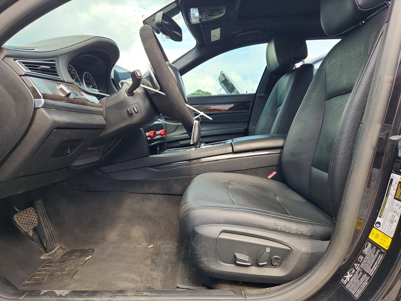 2013 Bmw Series 7 Black vin: WBAYF4C55DD127760