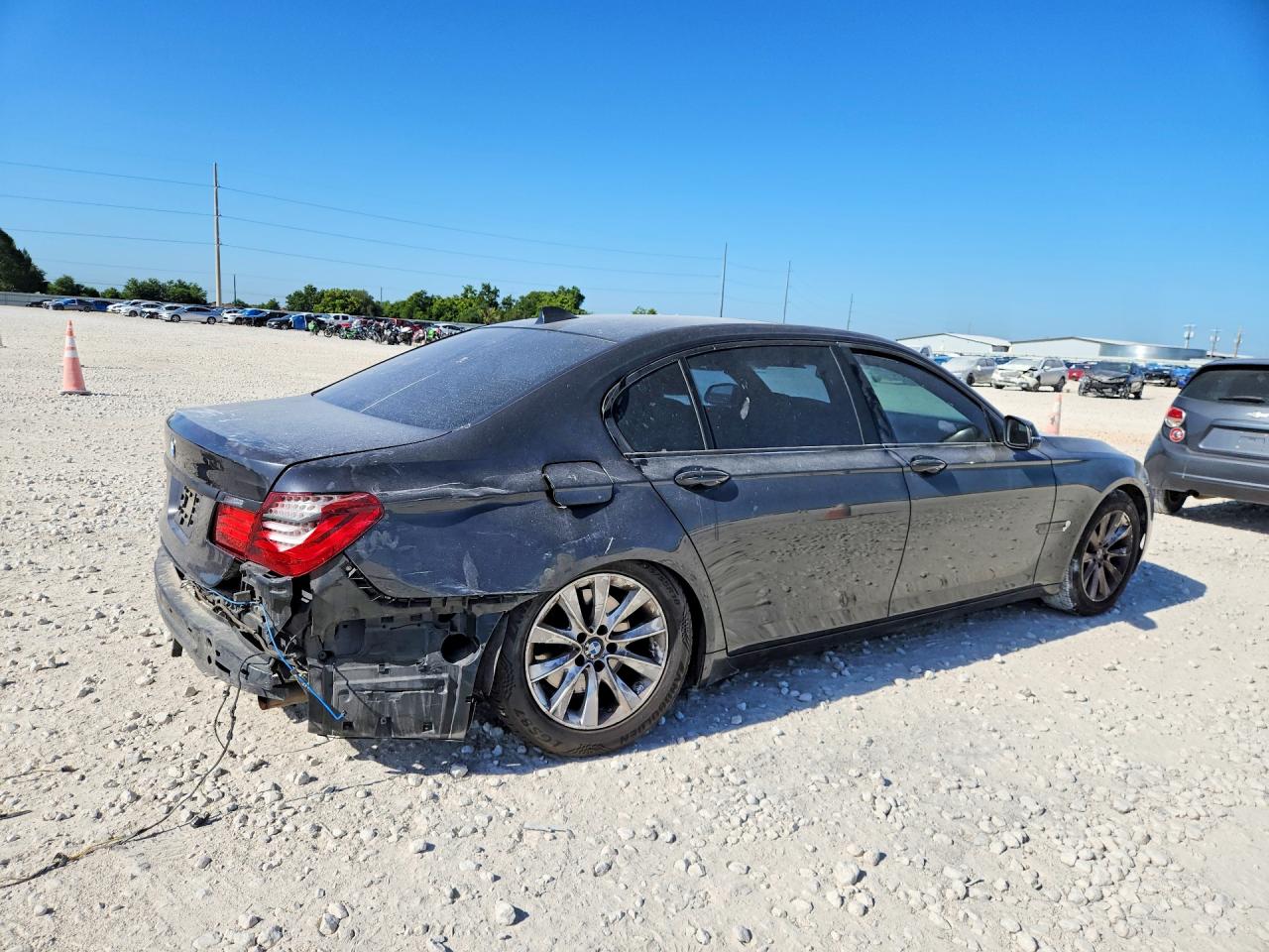 2014 Bmw 740 Lxi Black vin: WBAYF4C55ED281743