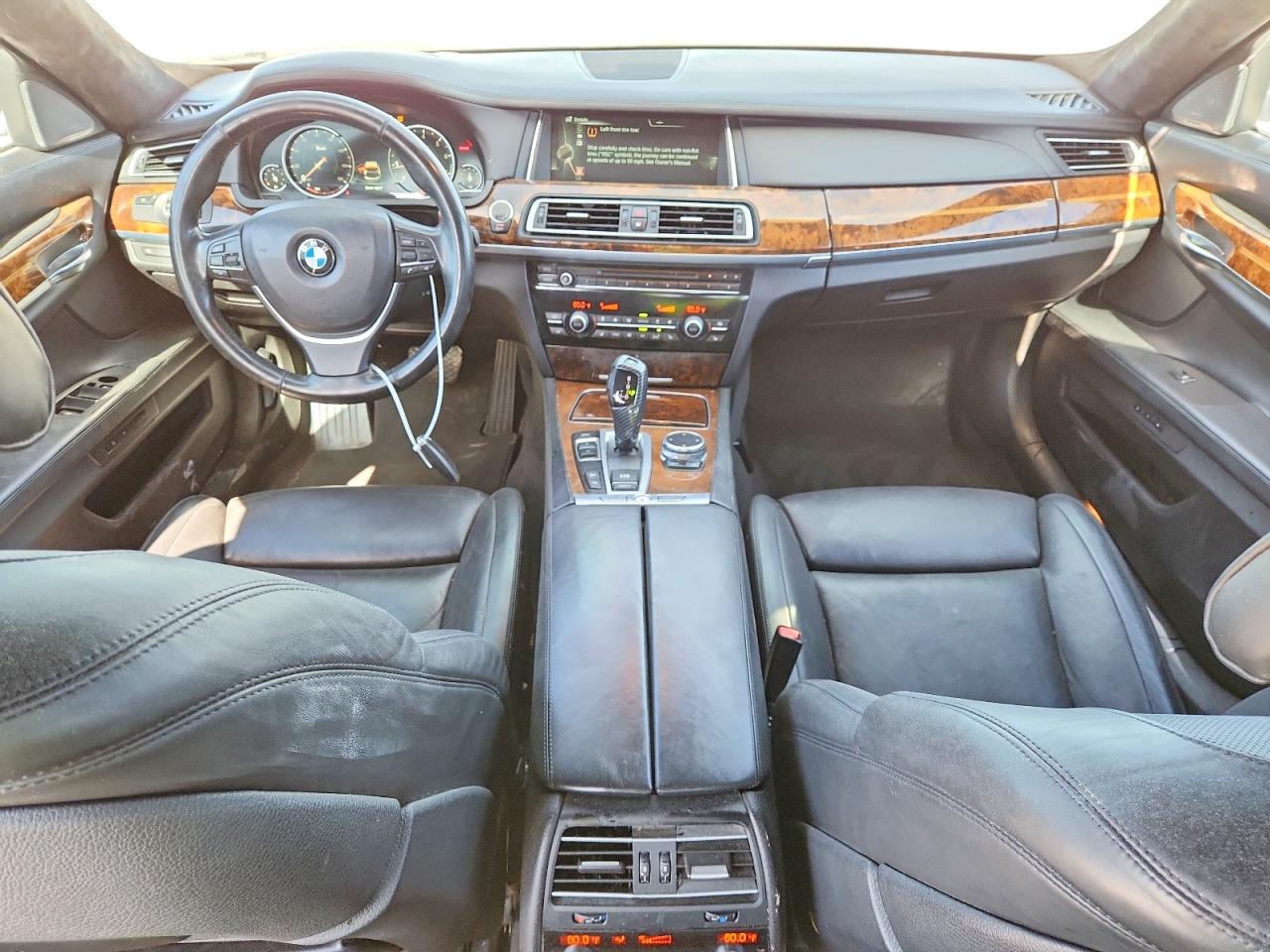 2014 Bmw 740 Lxi Black vin: WBAYF4C55ED281743