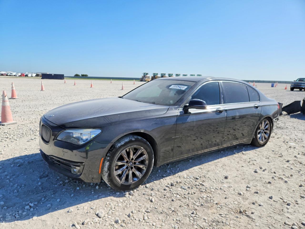 2014 Bmw 740 Lxi Black vin: WBAYF4C55ED281743