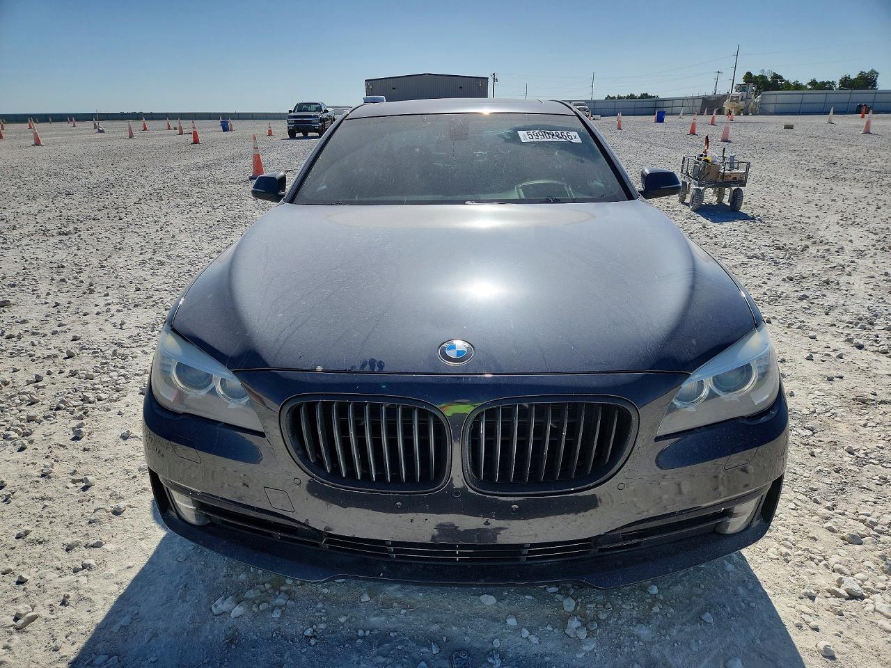 2014 Bmw 740 Lxi Black vin: WBAYF4C55ED281743
