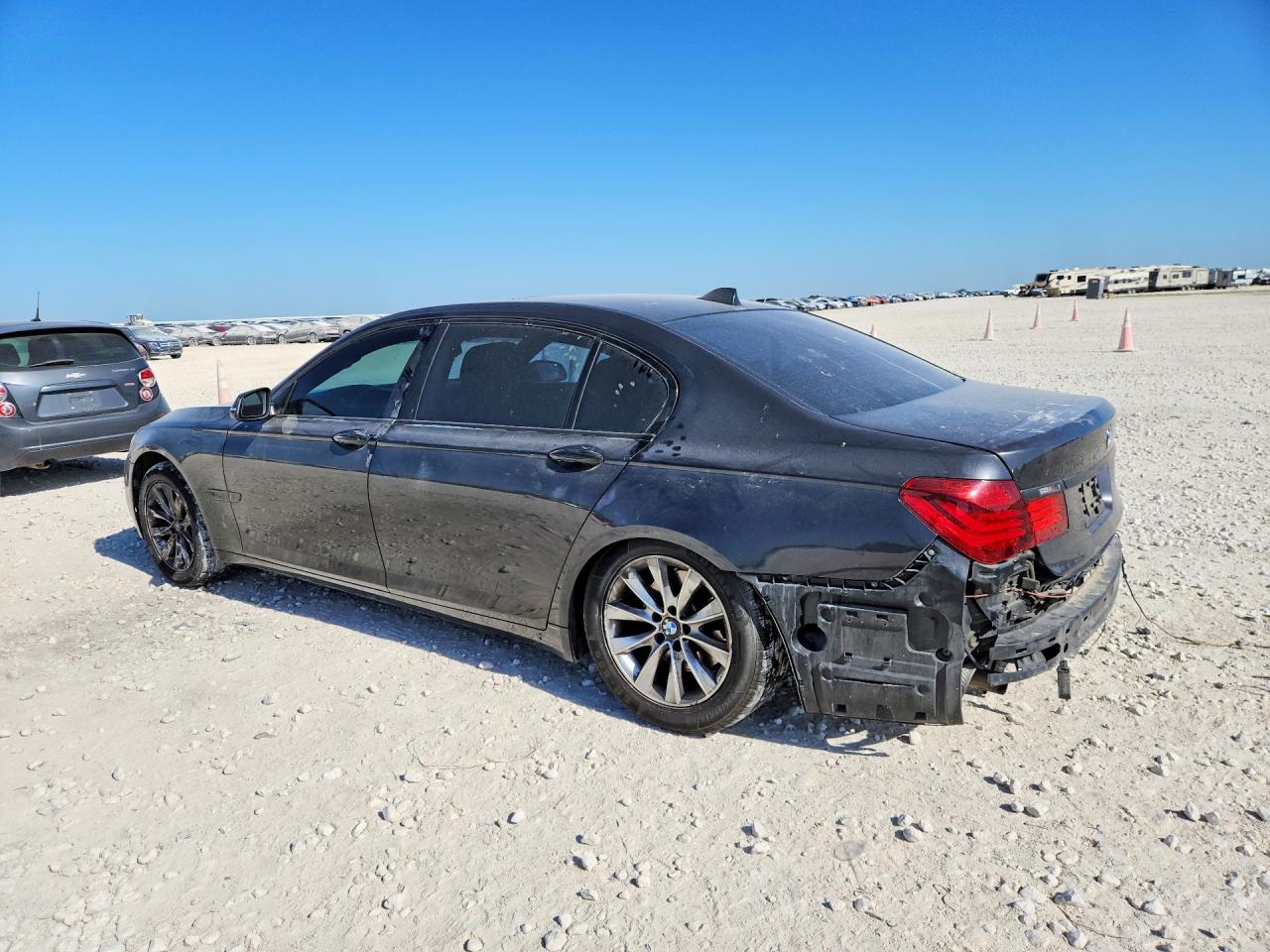2014 Bmw 740 Lxi Black vin: WBAYF4C55ED281743
