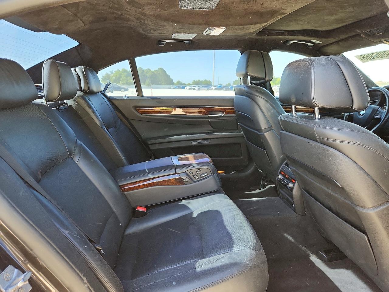 2014 Bmw 740 Lxi Black vin: WBAYF4C55ED281743