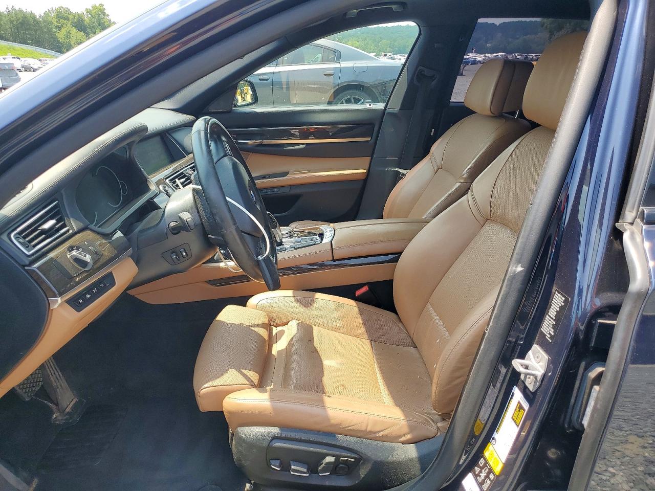 2015 Bmw 740 Lxi Blue vin: WBAYF4C55FG291818