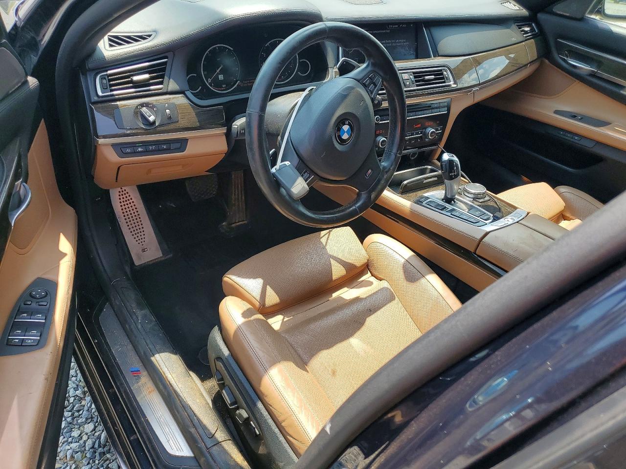 2015 Bmw 740 Lxi Blue vin: WBAYF4C55FG291818