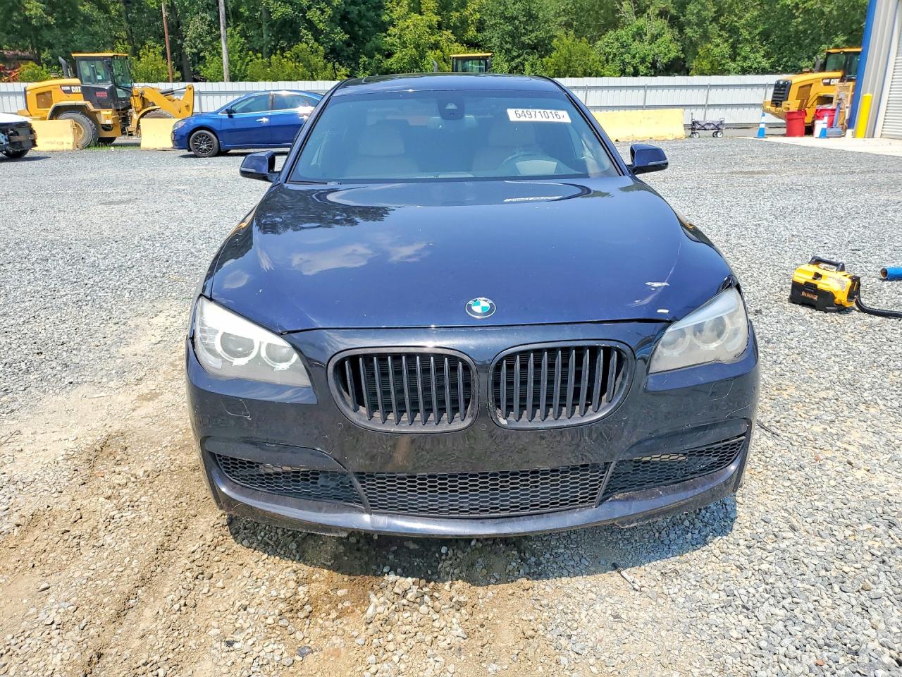2015 Bmw 740 Lxi Blue vin: WBAYF4C55FG291818